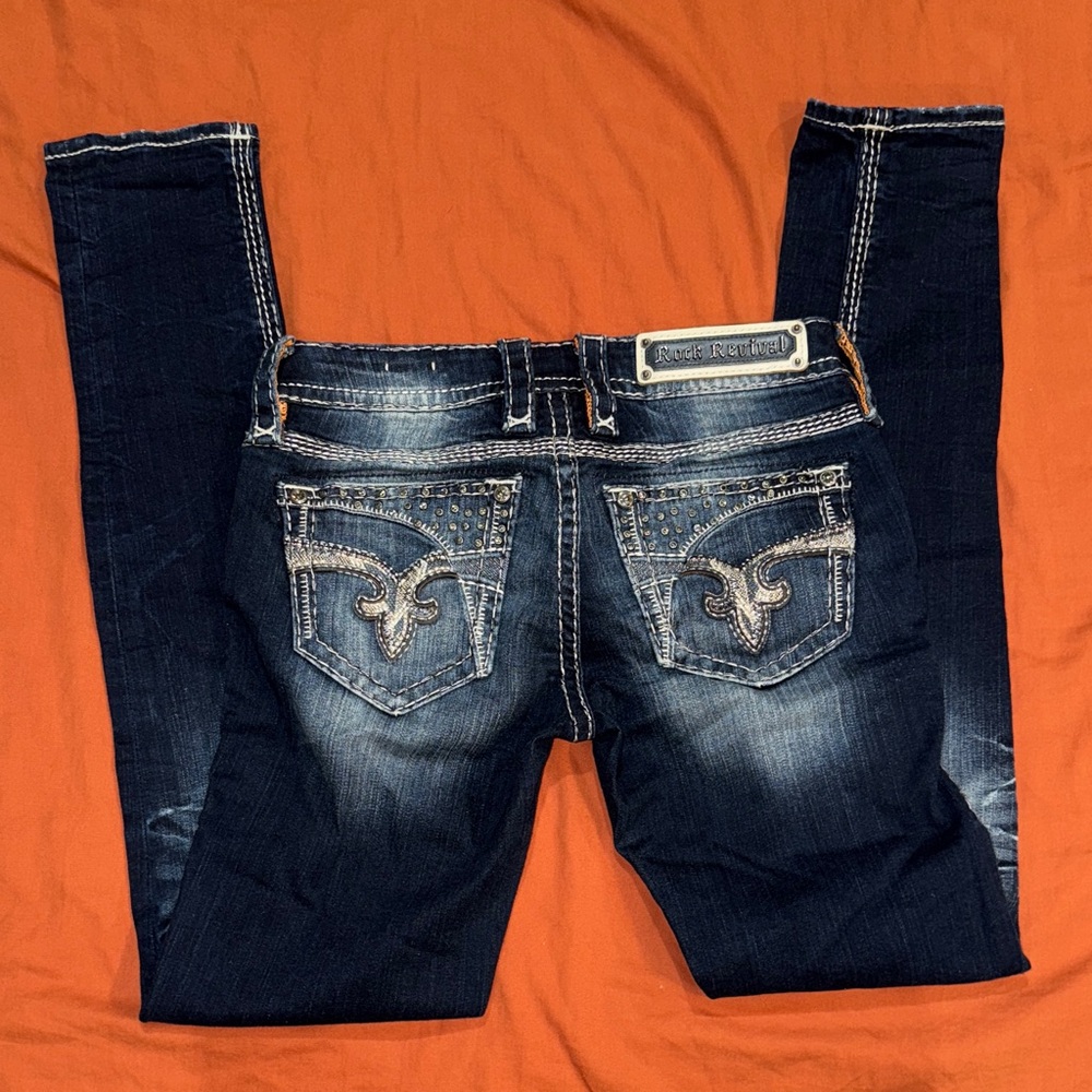 Rock Revival Dark Blue skinny Jeans